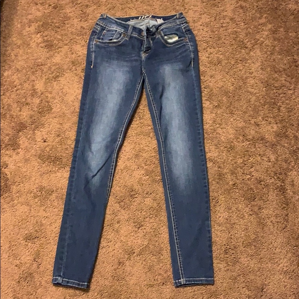 Dark washed jeans